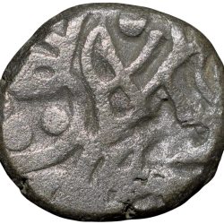 Alternative view of Billion Jital of Muhammad bin Sam(AD1193-1206) of Delhi Sultanate Type D7 Dehliwal