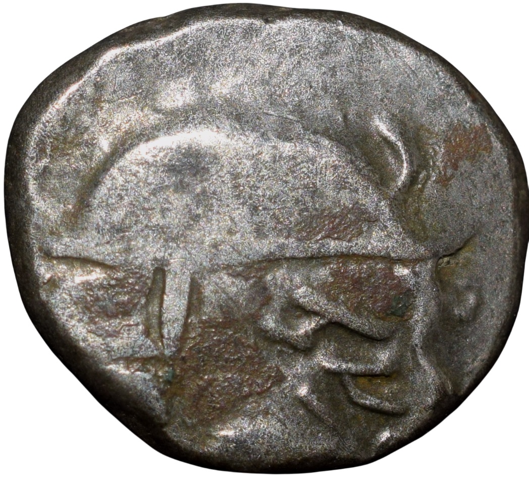 Silver Drachama Coin of Sharva Bhattarka of Maitrakas of Vallabhi 5th Cen. AD