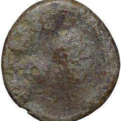 Alternative view of Lead Coin of Satavahan Dynasty (1st Cen. BC) from Vidarbha(Yavatmal) Region Elephant/Ujjaini Heavy Unit