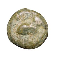 Copper Coin of Ancient Ujjaini (2nd Cen. BC) with Elephant facing right/Ujjaini Symbol