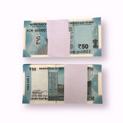 Rs 50 India Banknote Low Serial Issue 000501 to 000600 GEM Unc Unique and Rare INSET M Issue 2024 Rare