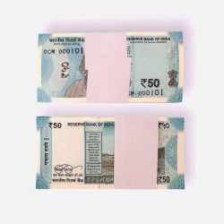 Rs 50 India Banknote Low Serial Issue 000101 to 000200 GEM Unc Unique and Rare Inset M Issue 2024 Rare