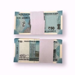 Rs 50 India Banknote Low Serial Issue 000801 to 000900 GEM Unc Unique and Rare INSET M Issue 2024 Rare