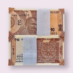 Rs 10 India Banknote Low Serial Issue 000801 to 000900 GEM Unc Unique and Rare INSET E Issue 2024 Rare