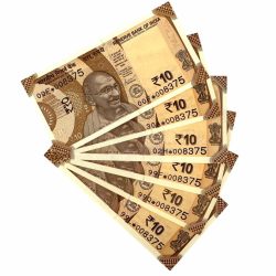 Rs 10 Star Issue PAIR Banknote Set 6 Numbers Exact Same One of a Kind Rarest