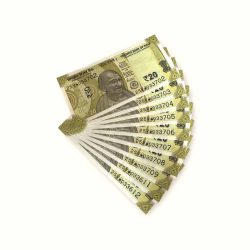 Rs 20 India Banknote Latest Star Issue Inset "A" Prefix 25V Unique and Rare 10 notes