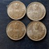 Republic India 5 rupees coin big size Jawaharlal Nehru Unc condition 4 piece given Same and similar piece available