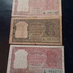 Reserve Bank of India Rs 2 Note 3 different signature Condition as image 3 piece given Same and similar piece available