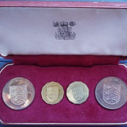 Alternative view of Jersey, 1964, 4 coin Proof set, Mint Box, Condition as per image. (1)