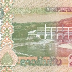 Alternative view of 20000 Kip of Laos Unc Note of 2020 Year Unc