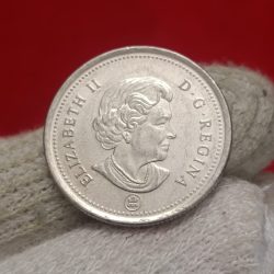 Elizabeth Twenty Five Cents 2009 Year Canadian Cent