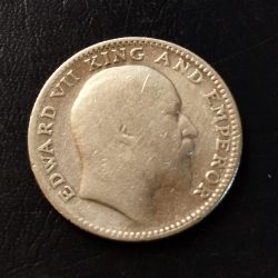 British India Half rupees year 1907 Edward VII Condition as image Same and similar piece available