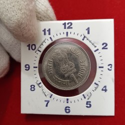 One Rs Scare Error Coin Jawaharlal Nehru 11'O Clock Error Coin 1989 Year Calcutta Mint RBI Mistake
