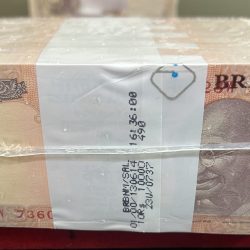 10 Rupees Sealed Pack Rim Old Issue Raghuram Rajan ( S insert ) 1000 Notes 10 Bundle
