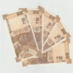UNC 10 Rupee Fancy Number 786 Ending Note 5 Same Serial No Notes Collection Similar Number Available
