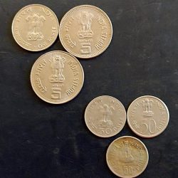 Alternative view of Republic India Father of nation Mahatma Gandhi First prime minister of India Jawaharlal Nehru First woman prime minister of India Indira Gandhi Metal coper nickel Same and similar set are available