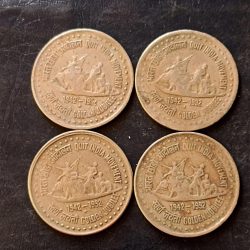 Alternative view of India Quit India movement Golden Jubilee Hyderabad mint Cost 270₹