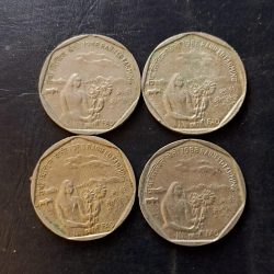 India Metal copper nickel Denominaton 1₹ Rainfed farming Year 1988 Same and similar piece is available