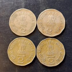 Alternative view of India Metal copper nickel Denominaton 2₹ Supreme court of India Year 1950-2000 Same and similar piece is available