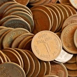 India Denominaton 1 naya paisa Metal copper Mix date 100 piece given Same and similar piece is available