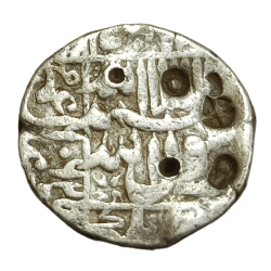 MUGHAL EMPIRE Silver RUPEE Emperor SHAHJAHAN [1592-1666] Multiple Tests Marks in Used Condition.