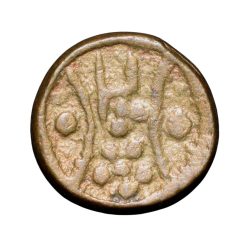Alternative view of Brass Puveera Tokens (19th Cen. AD) from Tamil Nadu Region of Tiruppur