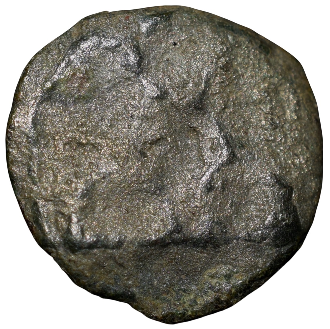 Cast Copper Kakani of Sunga Kingdom (187-75 BC) with Elephant without rider - Image 2