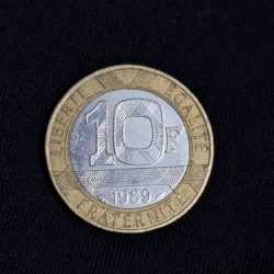 FRANCE 1989 10 FRANCH FRANCS COIN