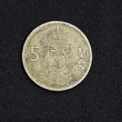 SPAIN 5 PESETAS COIN