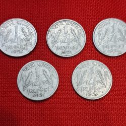 1/4 RUPEE 1951 GOOD CONDITION EACH COIN PRICE 126