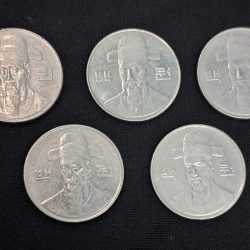 Alternative view of SOUTH KOREA 100 WON EACH COIN PRICE 84