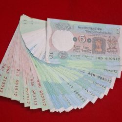 5 RUPEE SIGNATURE SET GEM UNC CONDITION RARE TO FIND ALL NOTE ENDING SAME LAST THREE DIGIT 517