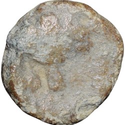 Lead Coin of Satavahan Dynasty (1st Cen. BC) with Bull facing right
