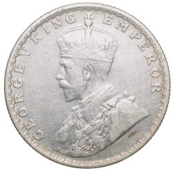 Silver 1/2 Rupee of George V (AD 1936) of Bombay Mint