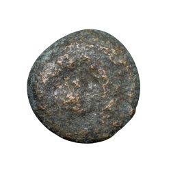 Alternative view of Copper Coin of Satavahan Dynasty (1st Cen. BC) from Marathwada Region Elephant/Ujjaini Type