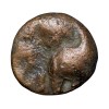 Copper Coin of Satavahan Dynasty (1st Cen. BC) from Marathwada Region Elephant-Swastik/Ujjaini Type