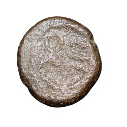 Alternative view of Copper Coin of Madurai Nayakas(1600-1700 AD) with Matsyaavtar of Lord Vishnu Very Rare