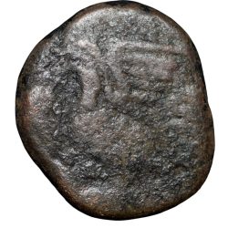 Copper Doudou Coin of INDO-FRENCH (AD1720-1835) with Rooster KM 52