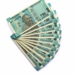 Rs 50 India Banknote Low Serial Same Number 10 Notes 000200 GEM Unc Unique and Rare