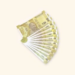 Rs 20 India Banknote Solid Fancy Set 010101 to 101010 Same Prefix Gem UNC Unique and Rare