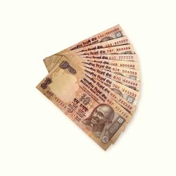 Rs 10 India Banknote Fancy Number 10 Note Set GEM UNC Y V Reddy Issue 111111 to 1000000