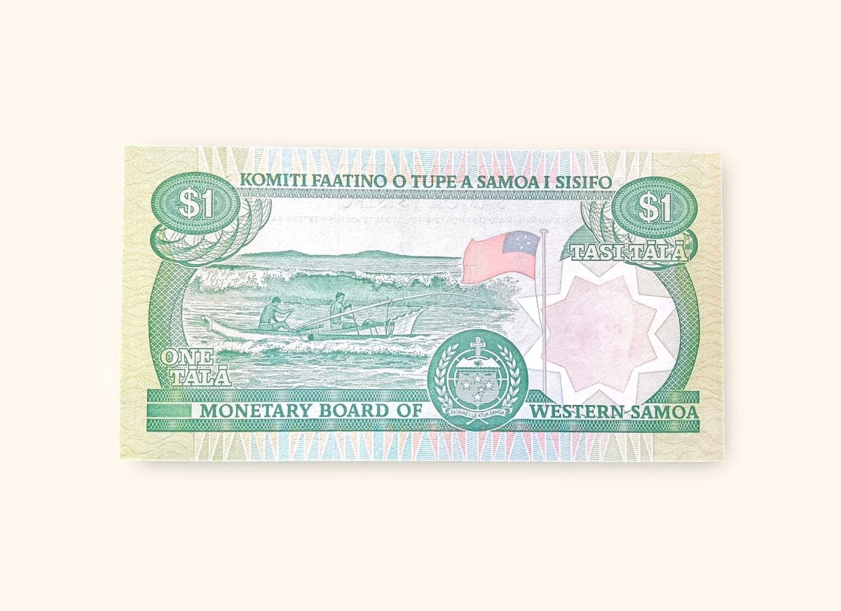 1 Samoan Tala Banknote Holy Number Ending 786 Very Unique and Rare - Image 2