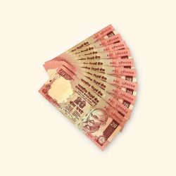 Rs 20 India Banknote Rare Issue Low Serial 000001 To 000010 Signed By Subharao F 2012 Unique and Rare