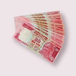 Rs 20 India Banknote 9 note set same prefix fancy numbers starting 011000 till 099000 Unique and Rare