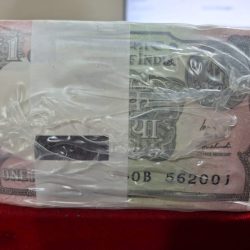 Rare One Rupee 2015 Rare Date Complete RIM Sealed Mint Packed 1000 Notes GEM UNC