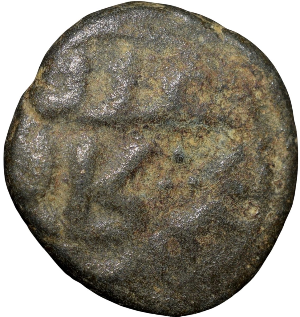 Copper 8-Gani of Muhmmad Bin Tughluq(AD 1325-1351) of Delhi Sultanate D421 - Image 2