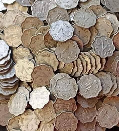 Republic India 2 paisa Condition as image. 100 piece given Same and similar piece available