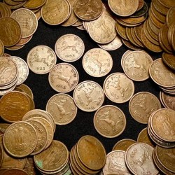 One Pice Horse Coin 50 Pcs Given Republic of India