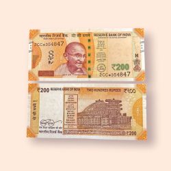 HS 7 Rs 200 India Banknote Star Replacement Issue 2CC Inset L 2017 Limited Issue