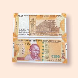 HS 8 Rs 200 India Banknote Star Replacement Issue 5AB Inset R 2017 Limited Issue